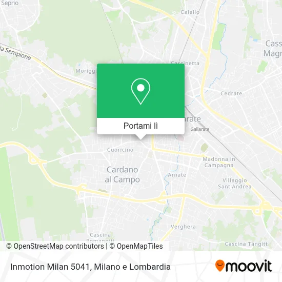 Mappa Inmotion Milan 5041