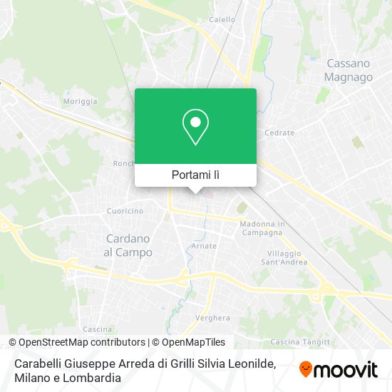 Mappa Carabelli Giuseppe Arreda di Grilli Silvia Leonilde
