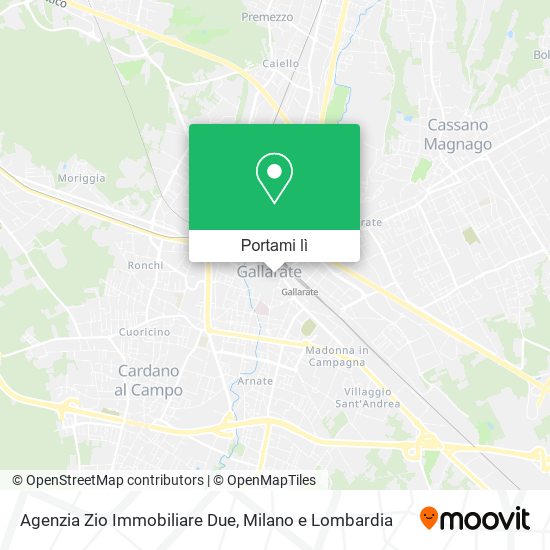 Mappa Agenzia Zio Immobiliare Due