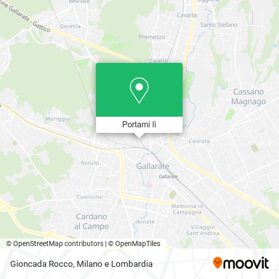 Mappa Gioncada Rocco