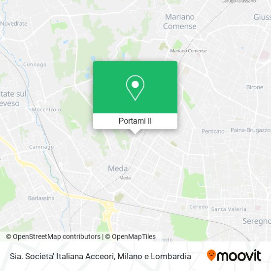 Mappa Sia. Societa' Italiana Acceori