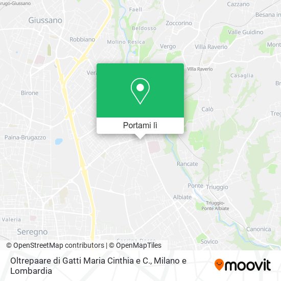Mappa Oltrepaare di Gatti Maria Cinthia e C.