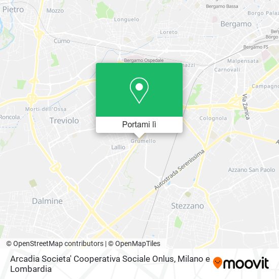 Mappa Arcadia Societa' Cooperativa Sociale Onlus