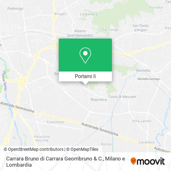 Mappa Carrara Bruno di Carrara Geombruno & C.
