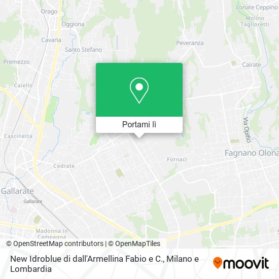 Mappa New Idroblue di dall'Armellina Fabio e C.