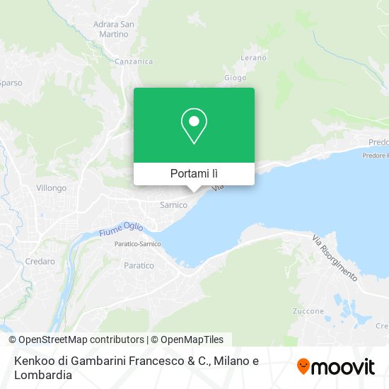 Mappa Kenkoo di Gambarini Francesco & C.