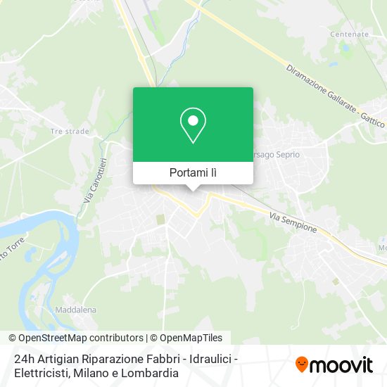 Mappa 24h Artigian Riparazione Fabbri - Idraulici - Elettricisti