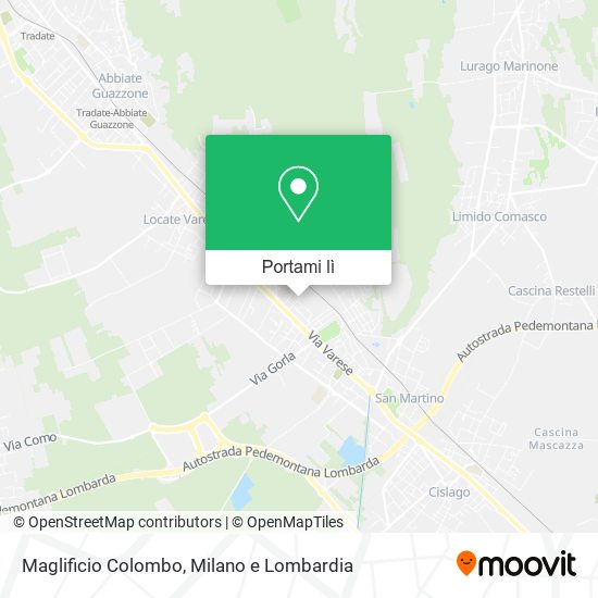 Mappa Maglificio Colombo