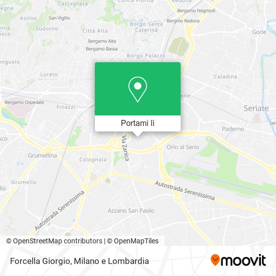 Mappa Forcella Giorgio