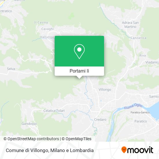 Mappa Comune di Villongo