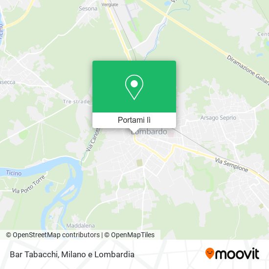Mappa Bar Tabacchi