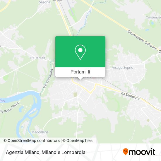 Mappa Agenzia Milano