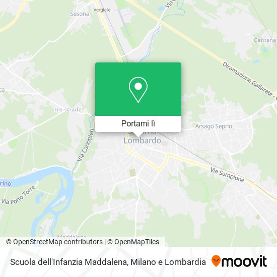 Mappa Scuola dell'Infanzia Maddalena