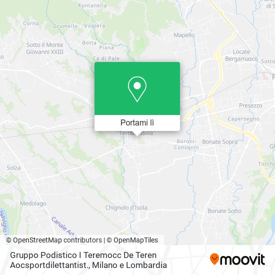 Mappa Gruppo Podistico I Teremocc De Teren Aocsportdilettantist.