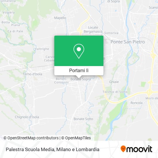 Mappa Palestra Scuola Media