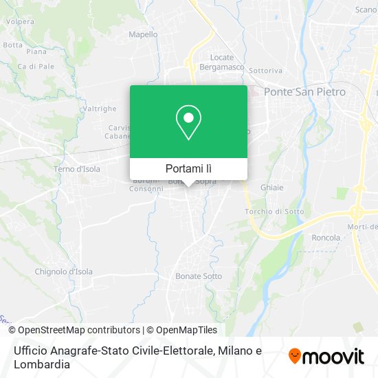 Mappa Ufficio Anagrafe-Stato Civile-Elettorale