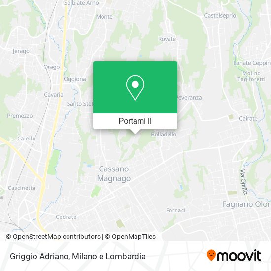 Mappa Griggio Adriano