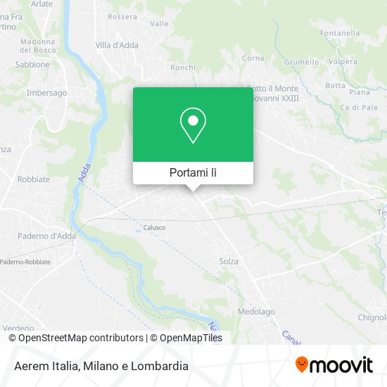 Mappa Aerem Italia