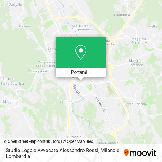 Mappa Studio Legale Avvocato Alessandro Rossi
