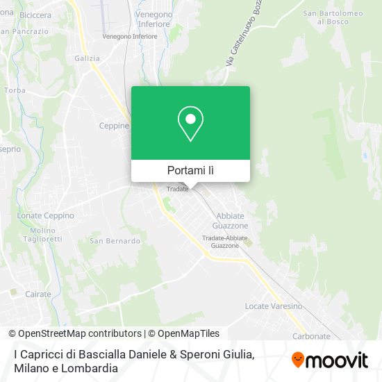 Mappa I Capricci di Bascialla Daniele & Speroni Giulia