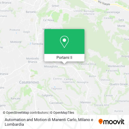 Mappa Automation and Motion di Manenti Carlo