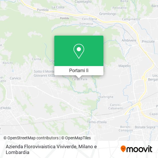 Mappa Azienda Florovivaistica Viviverde
