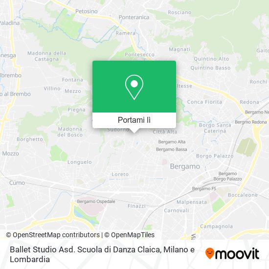 Mappa Ballet Studio Asd. Scuola di Danza Claica