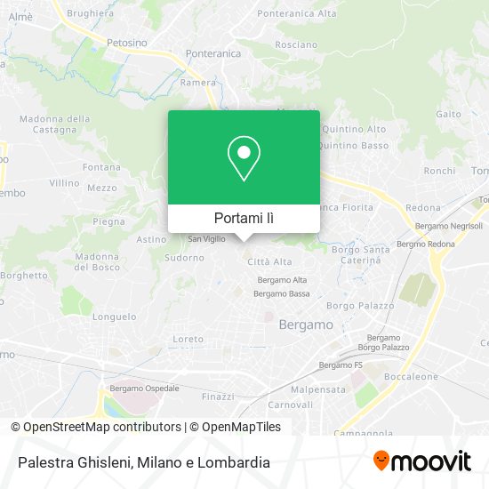 Mappa Palestra Ghisleni