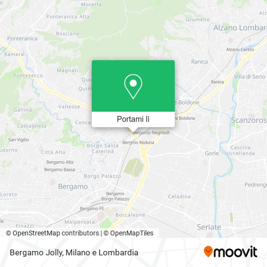 Mappa Bergamo Jolly