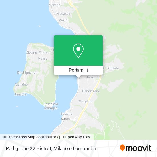 Mappa Padiglione 22 Bistrot