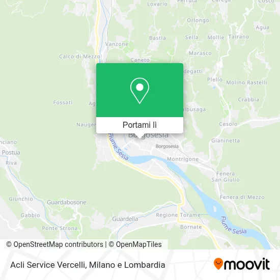 Mappa Acli Service Vercelli