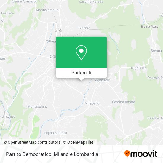 Mappa Partito Democratico