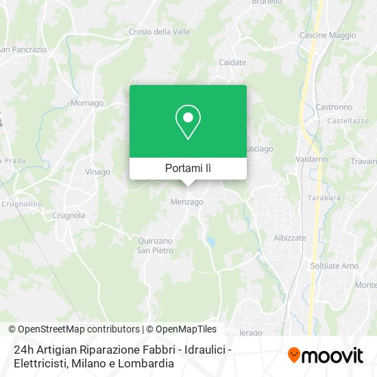 Mappa 24h Artigian Riparazione Fabbri - Idraulici - Elettricisti