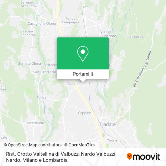 Mappa Rist. Crotto Valtellina di Valbuzzi Nardo Valbuzzi Nardo