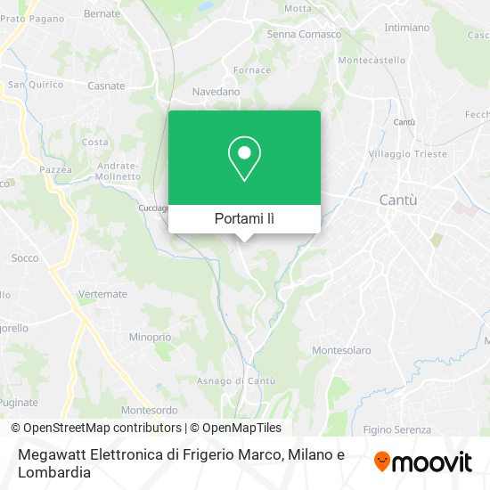 Mappa Megawatt Elettronica di Frigerio Marco