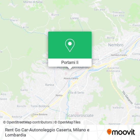 Mappa Rent Go Car-Autonoleggio Caserta