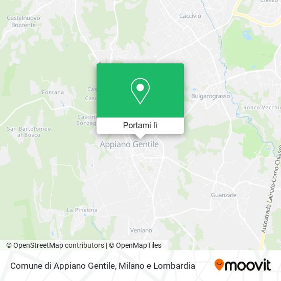 Mappa Comune di Appiano Gentile