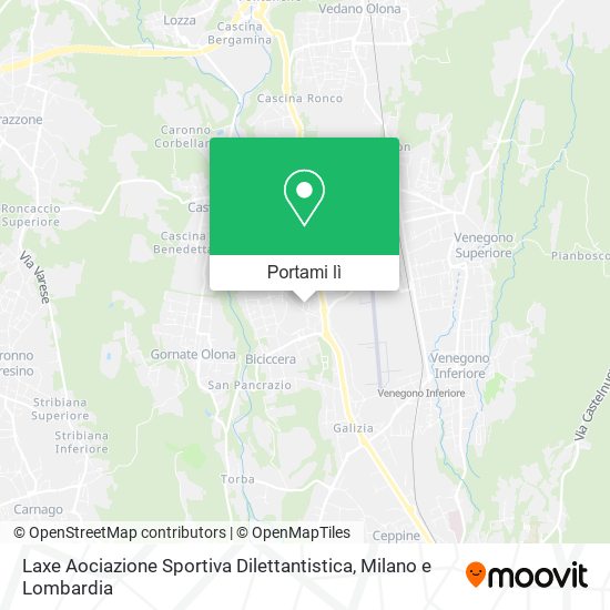 Mappa Laxe Aociazione Sportiva Dilettantistica