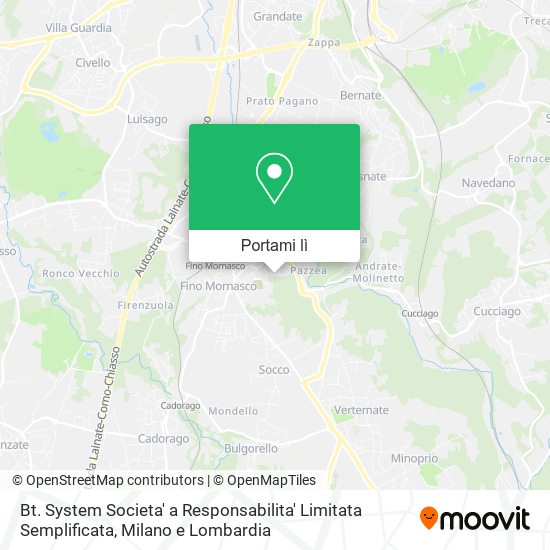 Mappa Bt. System Societa' a Responsabilita' Limitata Semplificata