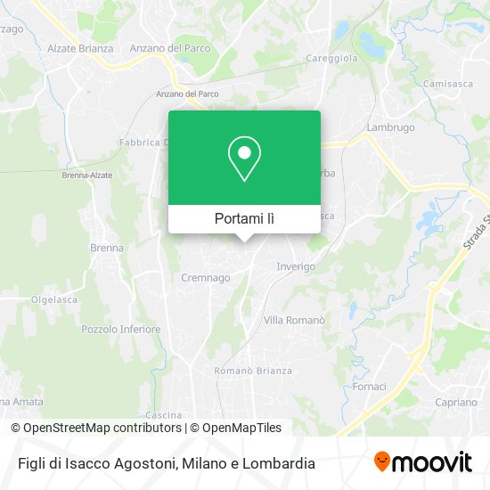 Mappa Figli di Isacco Agostoni