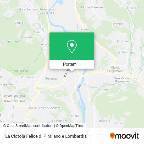 Mappa La Ciotola Felice di P