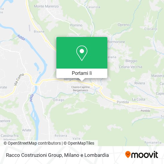 Mappa Racco Costruzioni Group