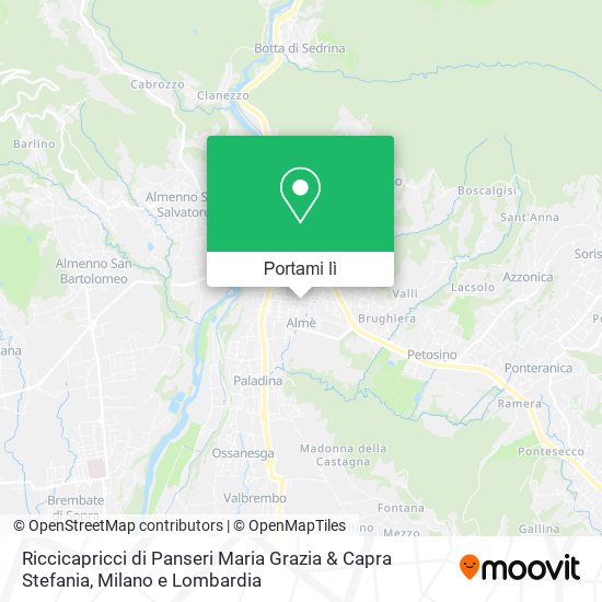 Mappa Riccicapricci di Panseri Maria Grazia & Capra Stefania