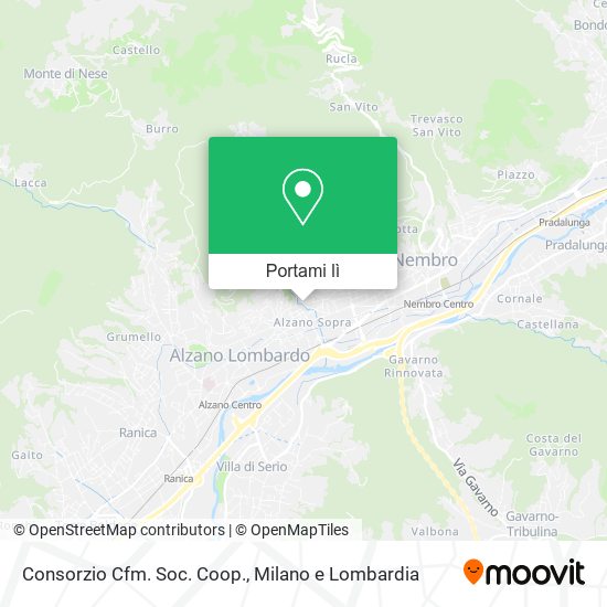 Mappa Consorzio Cfm. Soc. Coop.