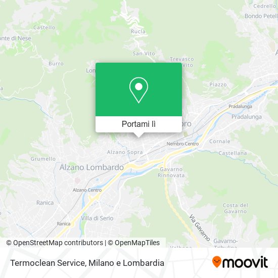 Mappa Termoclean Service