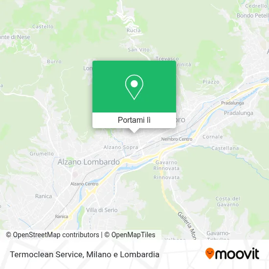 Mappa Termoclean Service