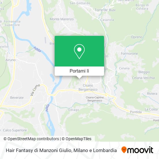Mappa Hair Fantasy di Manzoni Giulio