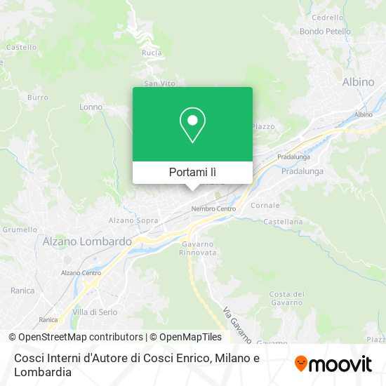 Mappa Cosci Interni d'Autore di Cosci Enrico