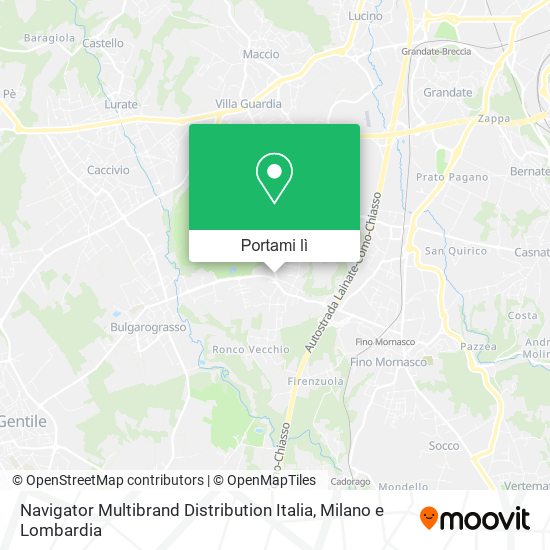 Mappa Navigator Multibrand Distribution Italia