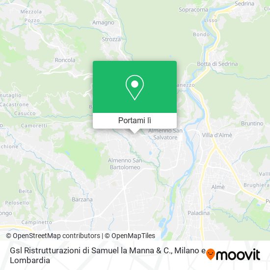 Mappa Gsl Ristrutturazioni di Samuel la Manna & C.